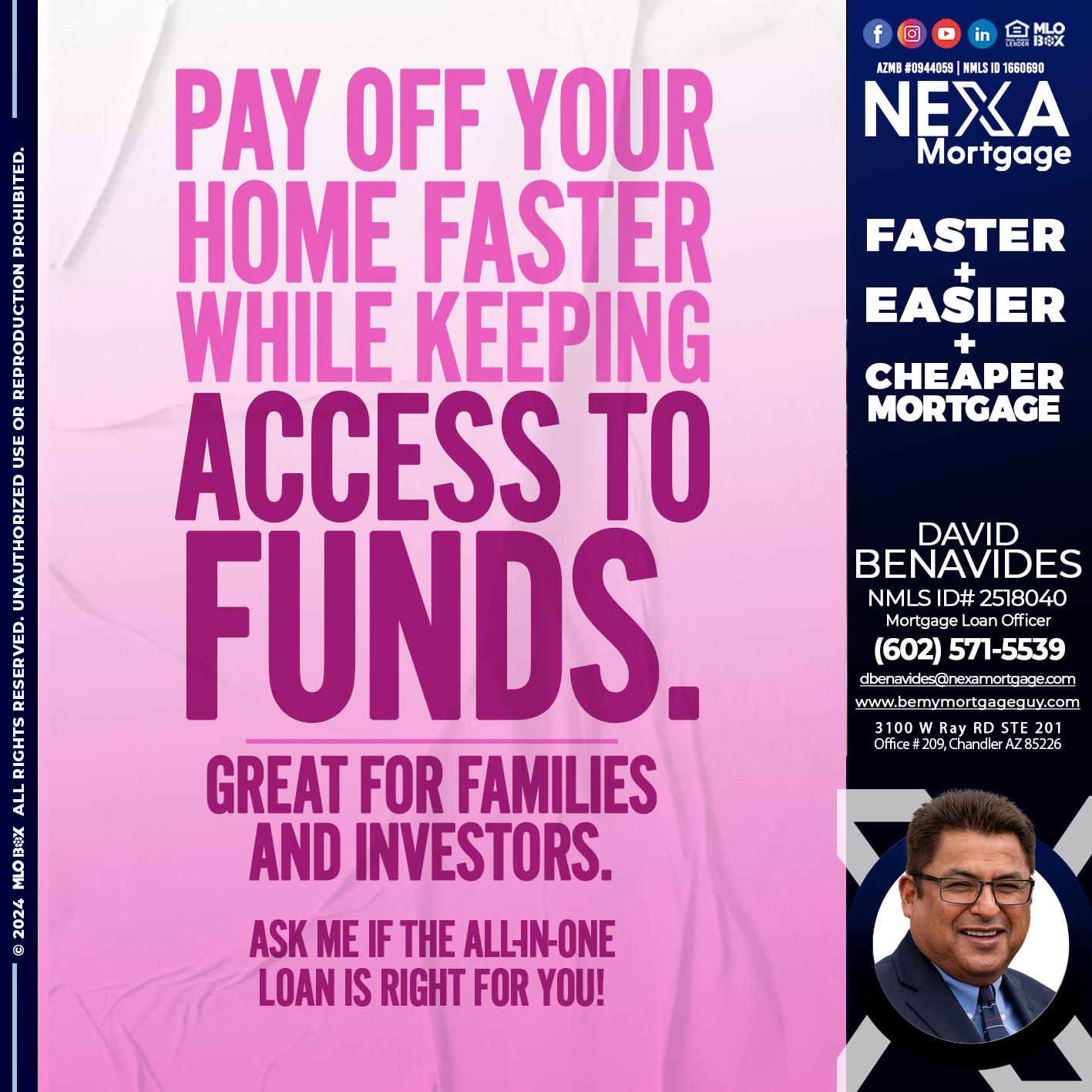 PAY OFF YOUR - David Benavides -Mortgage Loan Officer