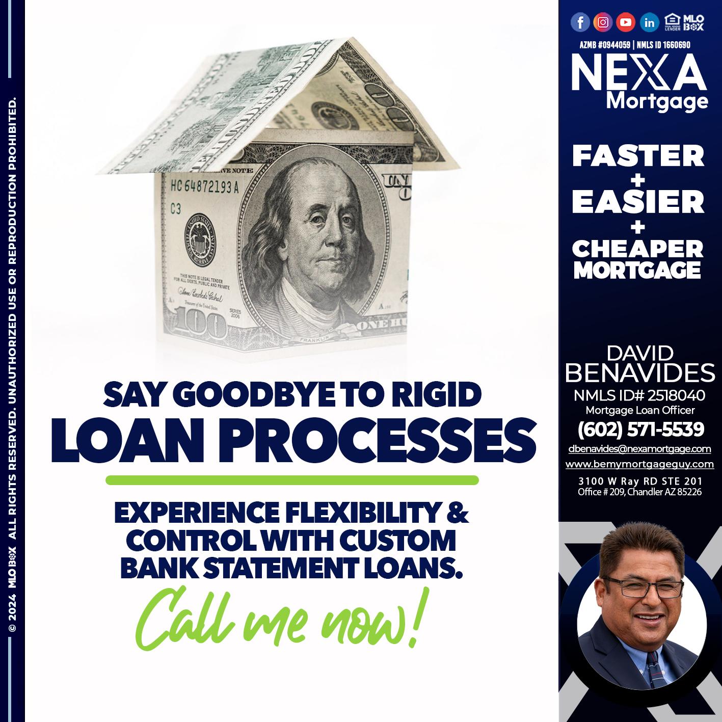 SAY GOODBYE - David Benavides -Mortgage Loan Officer